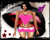 pf sexy top&mini pink