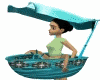SM Animated Blue Boat
