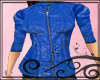 {ss} Blue leather jacket