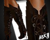 (X)dark brown  boots