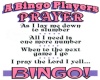 BINGO prayer poster