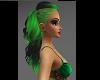 Blk/Grn Makala Hair