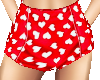 Red Valentine Hot Pants