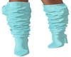 4282A Teal KneehighBoots