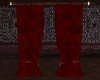 Red Pattern Drapes