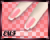 E~ Pink nails