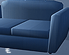 Blue Striped Couch