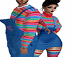 couple hallween overal*M