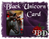 Black Unicorn Card
