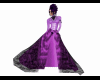 Purple star wedding dres