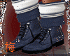 梅 xmas blue boots F