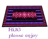 pink&purple rug