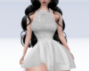 ! SNAKE WHITE DRESS