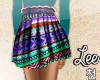 ! Hw Skirt. Dark Aztec