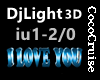 (CC) Love u 3D Light
