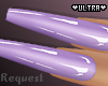 -A- Acrylic Nails Purple