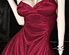 Claret Satin Dress