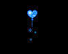 Tiny Blue Heart Balloon