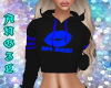 KISS MY . HOODIE B/BL