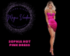 Sophia Hot Pink Dress