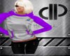 purple n grey hoody