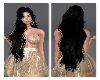 LONG WAVY BLACK HAIR