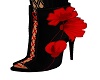 red / black set boot