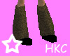 Brown butterfly boots