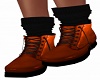 Isabel Ankle Boot-Orange