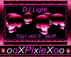 Pink Fireskull DJ Light