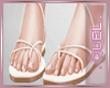 Q • White Sandals