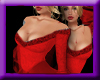 bell sleeve corset red