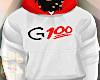 G100 Hoodie Red Hood