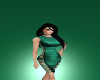 Nikolette Dress Green
