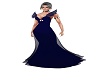 butterfly navy gown