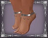 Silver anklets nails fee