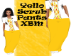 Yello Scrub Pants XBM