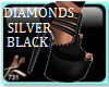 BLACK SILVER W/DIAMONDS