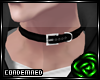 Black Buckled Collar