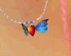 [aba] Winged heart neckl