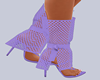 Linda Purple Net Heels