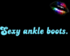 Black ankle boots