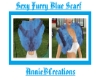 Sexy Blue Fur Scarf