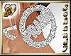 "S" EARING PR4DA SILVER