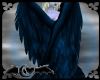 Blue Folding Angel Wings