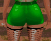 ! Dk Green Mini Shorts