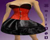 Red corset Dress