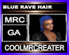 BLUE RAVE HAIR