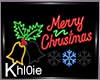 K Merry Christmas frame