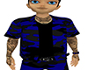 Blue Camo Print DK shirt